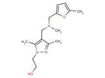 2-[3,5-dimethyl-4-({methyl[(5-methyl-2-furyl)methyl]amino}methyl)-1H-pyrazol-1-yl]ethanol