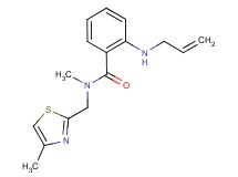 2-(allylamino)-N-methyl-N-[(4-methyl-1,3-thiazol-2-yl)methyl]benzamide