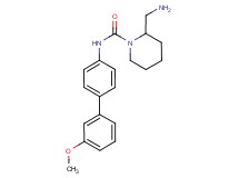 2-(aminomethyl)-N-(3'-methoxy-4-biphenylyl)-1-piperidinecarboxamide hydrochloride