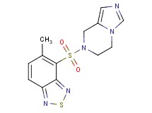 4-(5,6-dihydroimidazo[1,5-a]pyrazin-7(8H)-ylsulfonyl)-5-methyl-2,1,3-benzothiadiazole