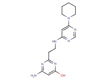 6-amino-2-{2-[(6-piperidin-1-ylpyrimidin-4-yl)amino]ethyl}pyrimidin-4-ol
