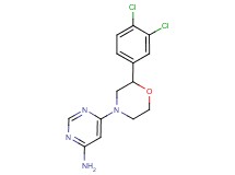 6-[2-(3,4-dichlorophenyl)morpholin-4-yl]pyrimidin-4-amine