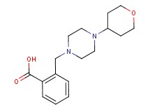2-{[4-(tetrahydro-2H-pyran-4-yl)piperazin-1-yl]methyl}benzoic acid