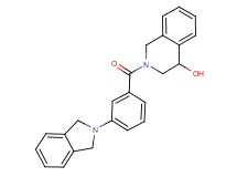 2-[3-(1,3-dihydro-2H-isoindol-2-yl)benzoyl]-1,2,3,4-tetrahydroisoquinolin-4-ol
