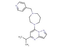 5-isopropyl-7-[4-(4-pyridinylmethyl)-1,4-diazepan-1-yl]pyrazolo[1,5-a]pyrimidine