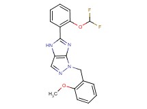 5-[2-(difluoromethoxy)phenyl]-1-(2-methoxybenzyl)-1,4-dihydroimidazo[4,5-c]pyrazole