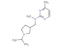 N-[(1-isopropylpyrrolidin-3-yl)methyl]-N,4-dimethylpyrimidin-2-amine