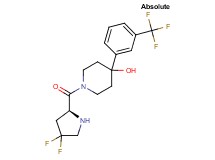 1-(4,4-difluoro-L-prolyl)-4-[3-(trifluoromethyl)phenyl]-4-piperidinol hydrochloride