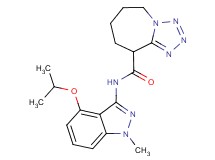N-(4-isopropoxy-1-methyl-1H-indazol-3-yl)-6,7,8,9-tetrahydro-5H-tetrazolo[1,5-a]azepine-9-carboxamide
