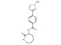 4-(2-methyl-2H-tetrazol-5-yl)-N-(2-oxoazepan-3-yl)benzamide