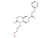 rel-(4aS,8aR)-1-(4-hydroxybutyl)-6-[3-(3-pyridinyl)propanoyl]octahydro-1,6-naphthyridin-2(1H)-one hydrochloride