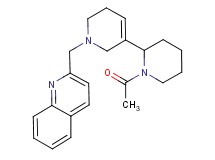 2-{[5-(1-acetylpiperidin-2-yl)-3,6-dihydropyridin-1(2H)-yl]methyl}quinoline