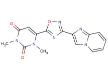 6-(3-imidazo[1,2-a]pyridin-2-yl-1,2,4-oxadiazol-5-yl)-1,3-dimethyl-2,4(1H,3H)-pyrimidinedione