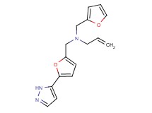 N-(2-furylmethyl)-N-{[5-(1H-pyrazol-5-yl)-2-furyl]methyl}prop-2-en-1-amine