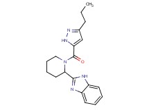 2-{1-[(3-propyl-1H-pyrazol-5-yl)carbonyl]-2-piperidinyl}-1H-benzimidazole
