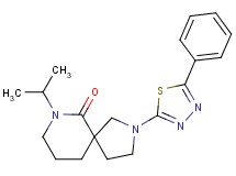 7-isopropyl-2-(5-phenyl-1,3,4-thiadiazol-2-yl)-2,7-diazaspiro[4.5]decan-6-one