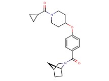 (1S*,4S*)-2-(4-{[1-(cyclopropylcarbonyl)-4-piperidinyl]oxy}benzoyl)-2-azabicyclo[2.2.1]heptane