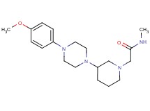 2-{3-[4-(4-methoxyphenyl)-1-piperazinyl]-1-piperidinyl}-N-methylacetamide dihydrochloride