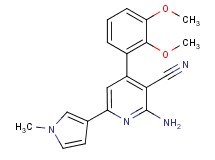 2-amino-4-(2,3-dimethoxyphenyl)-6-(1-methyl-1H-pyrrol-3-yl)nicotinonitrile