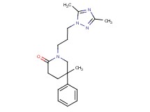 1-[3-(3,5-dimethyl-1H-1,2,4-triazol-1-yl)propyl]-5-methyl-5-phenylpiperidin-2-one
