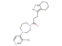 3-{3-[4-(3-methylpyridin-4-yl)-1,4-diazepan-1-yl]-3-oxopropyl}-4,5,6,7-tetrahydro-2H-indazole