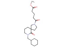 methyl 5-[7-(cyclohexylmethyl)-6-oxo-2,7-diazaspiro[4.5]dec-2-yl]-5-oxopentanoate