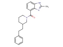 2-methyl-4-{[3-(2-phenylethyl)-1-piperidinyl]carbonyl}-1H-benzimidazole