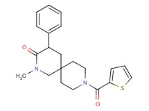 2-methyl-4-phenyl-9-(2-thienylcarbonyl)-2,9-diazaspiro[5.5]undecan-3-one
