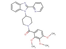 2-(2-pyridinyl)-1-[1-(2,3,4-trimethoxybenzoyl)-4-piperidinyl]-1H-benzimidazole