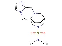 (1R*,5R*)-N,N-dimethyl-6-[(1-methyl-1H-imidazol-2-yl)methyl]-3,6-diazabicyclo[3.2.2]nonane-3-sulfonamide