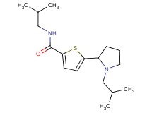 N-isobutyl-5-(1-isobutyl-2-pyrrolidinyl)-2-thiophenecarboxamide trifluoroacetate
