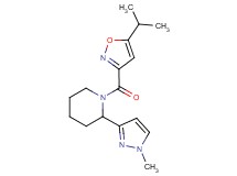 1-[(5-isopropyl-3-isoxazolyl)carbonyl]-2-(1-methyl-1H-pyrazol-3-yl)piperidine