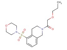 5-(morpholin-4-ylsulfonyl)-2-(propoxyacetyl)-1,2,3,4-tetrahydroisoquinoline