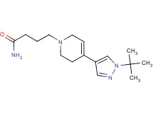 4-[4-(1-tert-butyl-1H-pyrazol-4-yl)-3,6-dihydropyridin-1(2H)-yl]butanamide
