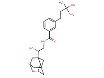 N-[2-(1-adamantyl)-2-hydroxyethyl]-3-(3-hydroxy-3-methylbutyl)benzamide