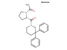 1-(1-acetyl-L-prolyl)-3,3-diphenylpiperidine