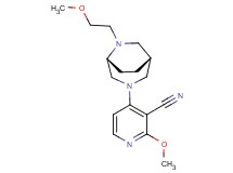 2-methoxy-4-[(1R*,5R*)-6-(2-methoxyethyl)-3,6-diazabicyclo[3.2.2]non-3-yl]nicotinonitrile