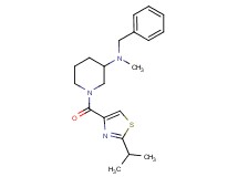N-benzyl-1-[(2-isopropyl-1,3-thiazol-4-yl)carbonyl]-N-methyl-3-piperidinamine