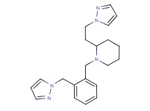 2-[2-(1H-pyrazol-1-yl)ethyl]-1-[2-(1H-pyrazol-1-ylmethyl)benzyl]piperidine