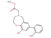 methyl [9-hydroxy-7-(2-methylphenyl)-2,3-dihydro-1,4-benzoxazepin-4(5H)-yl]acetate