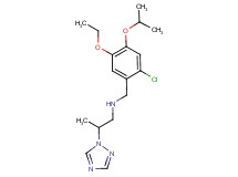 (2-chloro-5-ethoxy-4-isopropoxybenzyl)[2-(1H-1,2,4-triazol-1-yl)propyl]amine