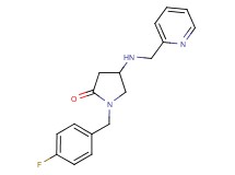 1-(4-fluorobenzyl)-4-[(2-pyridinylmethyl)amino]-2-pyrrolidinone
