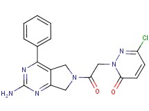 2-[2-(2-amino-4-phenyl-5,7-dihydro-6H-pyrrolo[3,4-d]pyrimidin-6-yl)-2-oxoethyl]-6-chloropyridazin-3(2H)-one