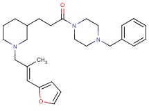1-benzyl-4-(3-{1-[(2E)-3-(2-furyl)-2-methyl-2-propen-1-yl]-3-piperidinyl}propanoyl)piperazine