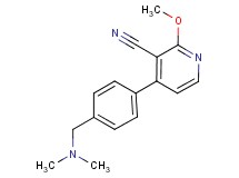 4-{4-[(dimethylamino)methyl]phenyl}-2-methoxynicotinonitrile