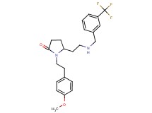 1-[2-(4-methoxyphenyl)ethyl]-5-(2-{[3-(trifluoromethyl)benzyl]amino}ethyl)-2-pyrrolidinone