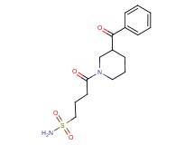 4-(3-benzoylpiperidin-1-yl)-4-oxobutane-1-sulfonamide