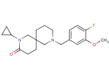2-cyclopropyl-8-(4-fluoro-3-methoxybenzyl)-2,8-diazaspiro[5.5]undecan-3-one