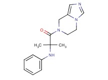 N-[2-(5,6-dihydroimidazo[1,5-a]pyrazin-7(8H)-yl)-1,1-dimethyl-2-oxoethyl]aniline