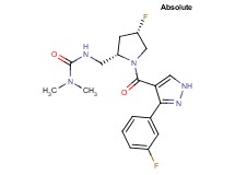 N'-[((2S,4S)-4-fluoro-1-{[3-(3-fluorophenyl)-1H-pyrazol-4-yl]carbonyl}pyrrolidin-2-yl)methyl]-N,N-dimethylurea